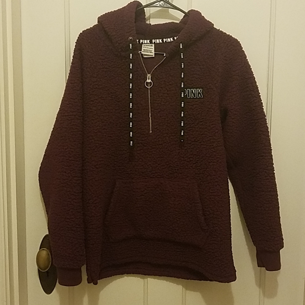 PINK Sherpa Half-zip